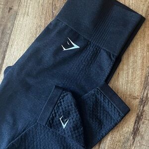Gymshark Leggings Black Seamless Size Small